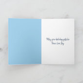 Weihnachtspalme Feiertagskarte (Innenseite)