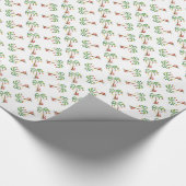 Weihnachtspalme Geschenkpapier (Ecke)
