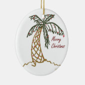 Weihnachtspalme Keramik Ornament (Rechts)