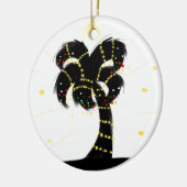 Weihnachtspalme Keramik Ornament (Links)