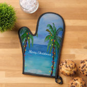 Weihnachtspalme Ofenhandschuh (Oben unten)