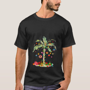 Weihnachtspalme Tree Coconut Light Hawaiian Tropic T-Shirt
