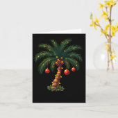 Weihnachtspalme Tree Festliche Lichter Niedlich Tr Karte (Gelbe Blume)