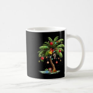 Weihnachtspalme Tree Light Hawaiian Tropical Xmas Kaffeetasse