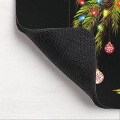 Weihnachtspalme Tree Light Hawaiian Tropical Xmas Mousepad (Ecke)