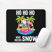 Weihnachtspalme Tree Santa Surfing Beach Urlaub X Mousepad (Mit Mouse)