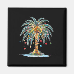 Weihnachtspalme Tree Xmas Light Matching Family Ho Magnet