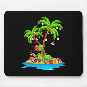 Weihnachtspalme tropische Xmas Coconut Matching Mousepad