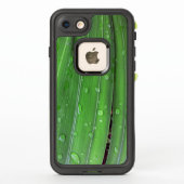 Weihnachtspalme und Regentropfen (Rückseite)