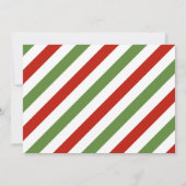 Weihnachtspancakes und Pajamas Party Einladung (Rückseite)