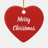 Weihnachtspanda-Bär Keramik Ornament (Hinten)