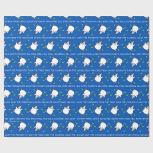 WEIHNACHTSpanik-HUHN 2 durch Sandra Boynton Geschenkpapier