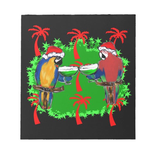 WEIHNACHTSPAPAGEIEN NOTIZBLOCK (Vorderseite)
