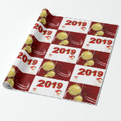 Weihnachtspapier 2019 geschenkpapier (Ungerollt)