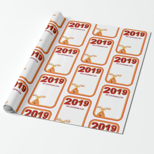 Weihnachtspapier 2019 geschenkpapier (Ungerollt)