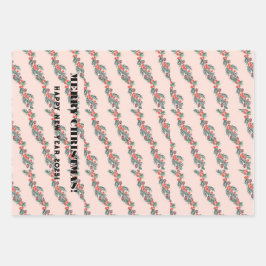 Weihnachtspapier 3 geschenkpapier set