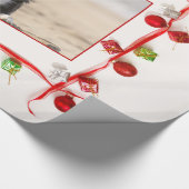 Weihnachtspapier an der Grenze Collie Geschenkpapier (Ecke)