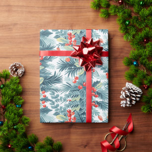 Weihnachtspapier aus festem Blattwerk Geschenkpapier