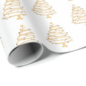 Weihnachtspapier - Bäume Geschenkpapier (Rolleneckpunkt)
