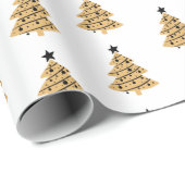 Weihnachtspapier - Bäume Geschenkpapier (Rolleneckpunkt)