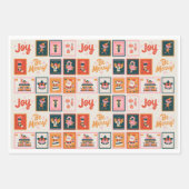 Weihnachtspapier-Bundle – Winterferien  Geschenkpapier Set (Vorderseite 3)