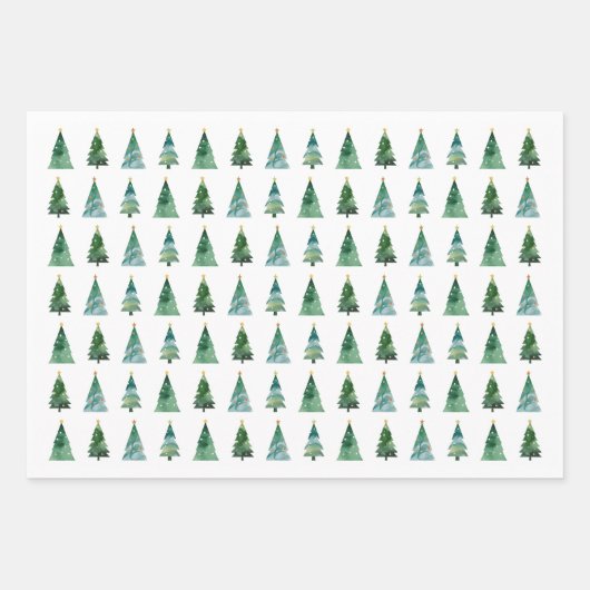 Weihnachtspapier-Bundle – Winterferien  Geschenkpapier Set (Vorderseite)