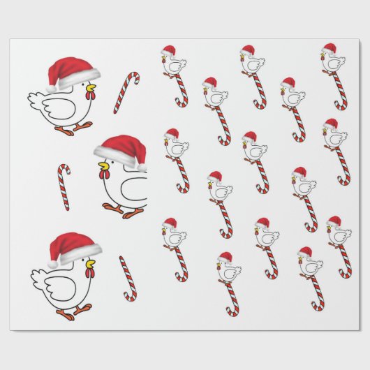 Weihnachtspapier-Chips Geschenkpapier (Flach)