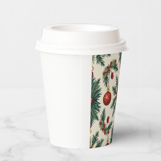 Weihnachtspapier-Cups Pappbecher (Rechts)