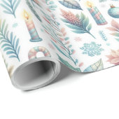 Weihnachtspapier-Design Geschenkpapier (Rolleneckpunkt)