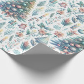 Weihnachtspapier-Design Geschenkpapier (Ecke)