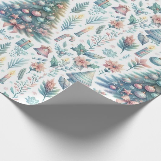 Weihnachtspapier-Design Geschenkpapier (Ecke)