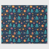 Weihnachtspapier-Design Geschenkpapier (Flach)