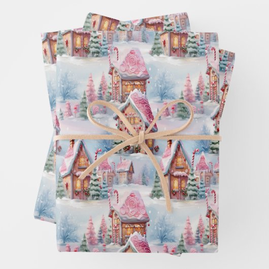 Weihnachtspapier-Design Geschenkpapier Set (Beispiel)