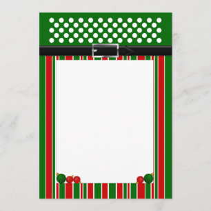 Weihnachtspapier Einladung