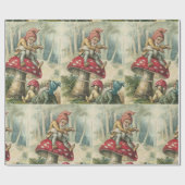 Weihnachtspapier-Elf Geschenkpapier (Flach)