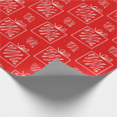 Weihnachtspapier für die Geschenkboxen Geschenkpapier (Ecke)
