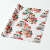 Weihnachtspapier für Feiertage Geschenkpapier (Ungerollt)