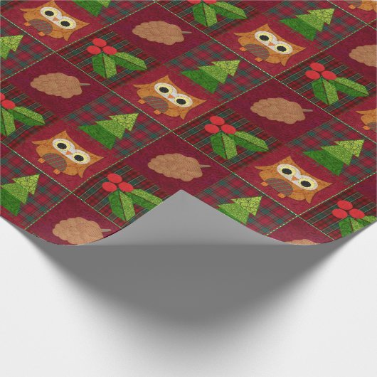 Weihnachtspapier für Holz Geschenkpapier (Ecke)