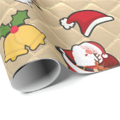 Weihnachtspapier für Kinder Geschenkpapier (Rolleneckpunkt)