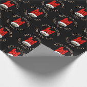 Weihnachtspapier für Schwermetalle Geschenkpapier (Ecke)