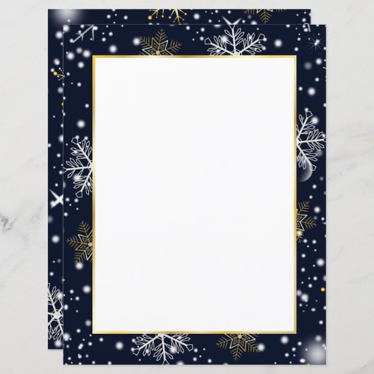 Weihnachtspapier für Snowflakes (Vorne/Hinten)