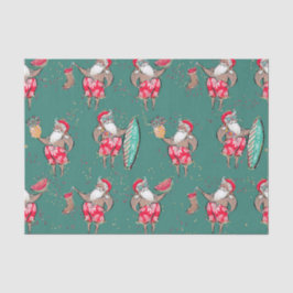 Weihnachtspapier für tropische Feiertage Seidenpapier