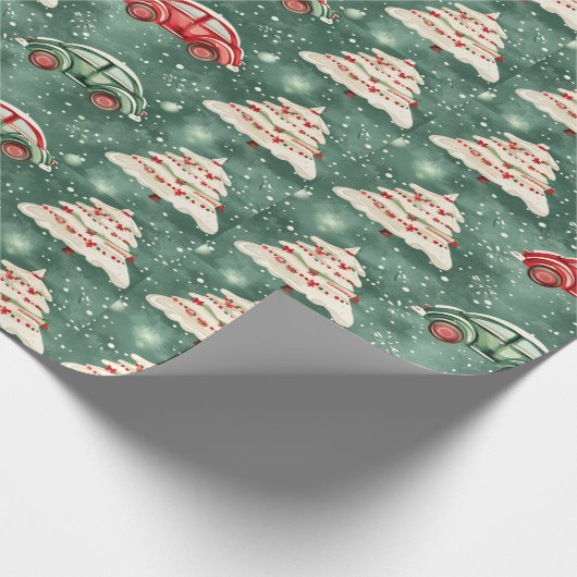 Weihnachtspapier für Vintage Geschenkpapier (Ecke)