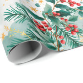 Weihnachtspapier für Wasserfarben Geschenkpapier (Rolleneckpunkt)