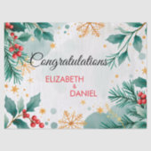 Weihnachtspapier für Wasserfarben Seidenpapier (Vorderseite)