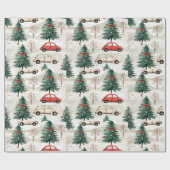 Weihnachtspapier für Whimsikbaum Geschenkpapier (Flach)