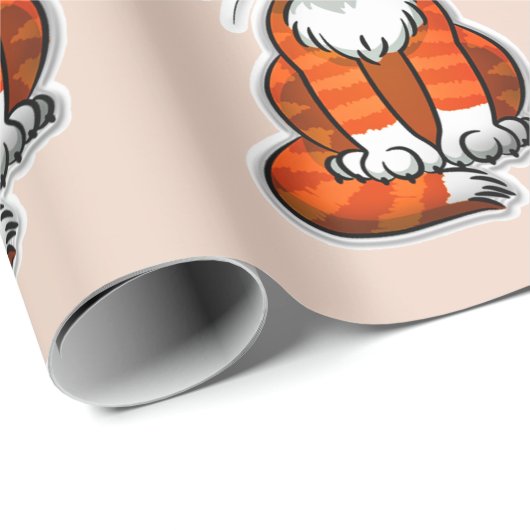 Weihnachtspapier Geschenkpapier (Rolleneckpunkt)