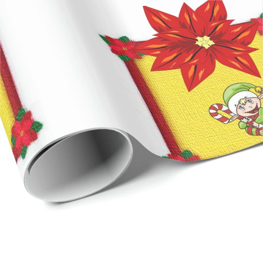 Weihnachtspapier Geschenkpapier (Rolleneckpunkt)