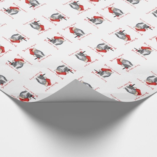 Weihnachtspapier Geschenkpapier (Ecke)