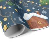 Weihnachtspapier Geschenkpapier (Rolleneckpunkt)